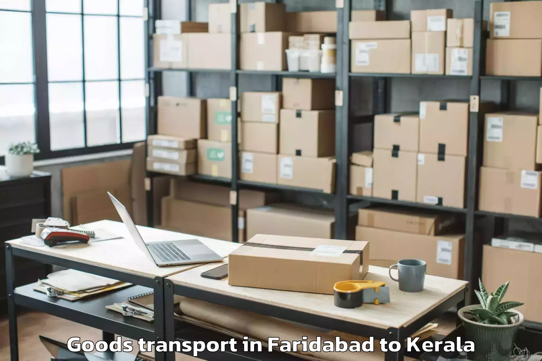 Easy Faridabad to Kizhake Chalakudi Goods Transport Booking